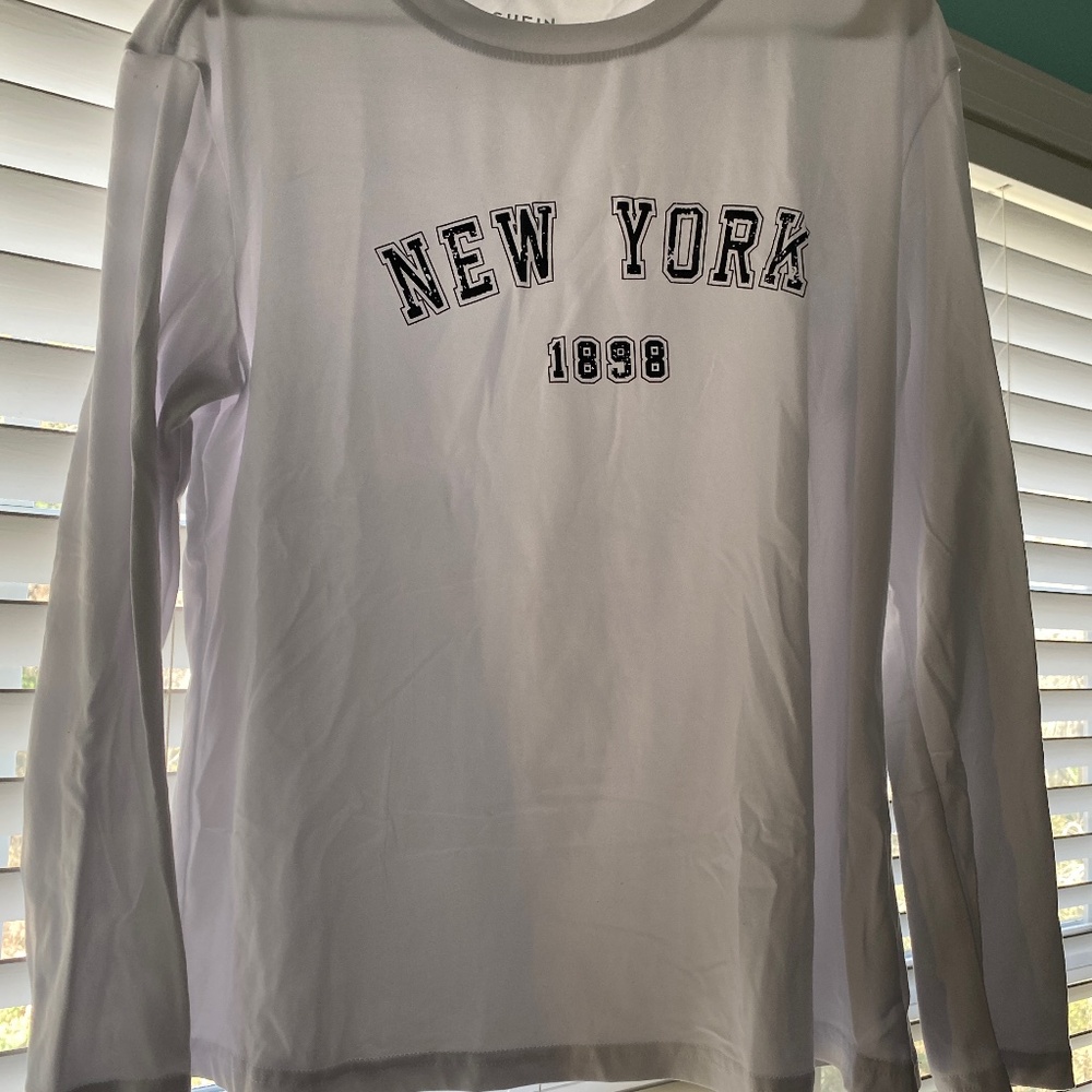 White long sleeve shirt